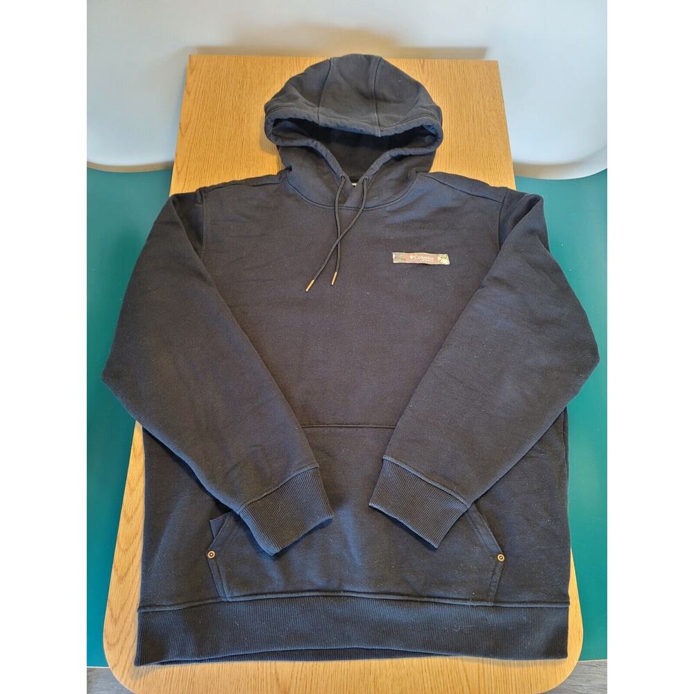 Columbia Men Sweatshirt Hood Seasonal Hoodie PFG Triangle CAMO LOGO SZ L